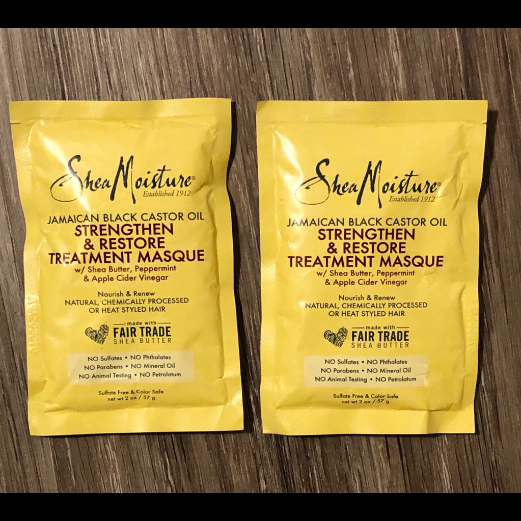 2 Shea Moisture 4 Oz Jamaican Black Castor Oil